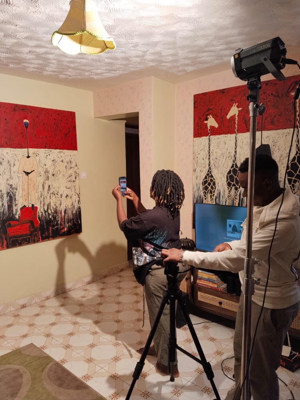 Taking Photos at Fridah Ijai's | African Arts Gallery