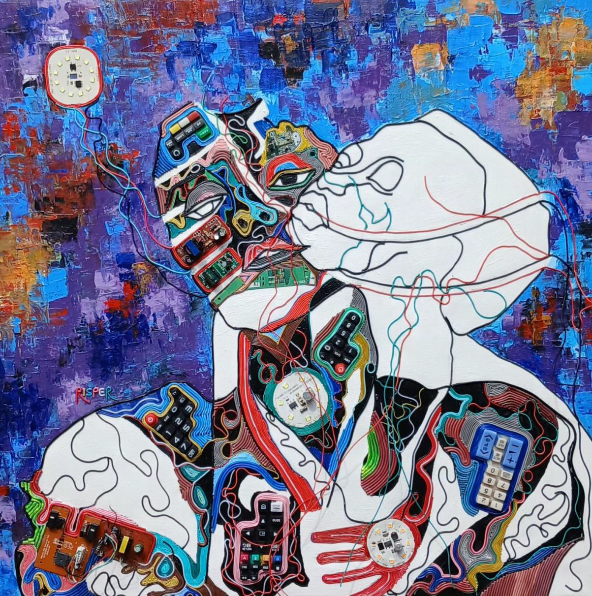 Risper A. Achieng: Stillness in Chaos IV | African  Ars Gallery