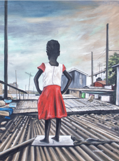 Wesley Osoro: Littler Mrs Kibera | African Arts Gallery